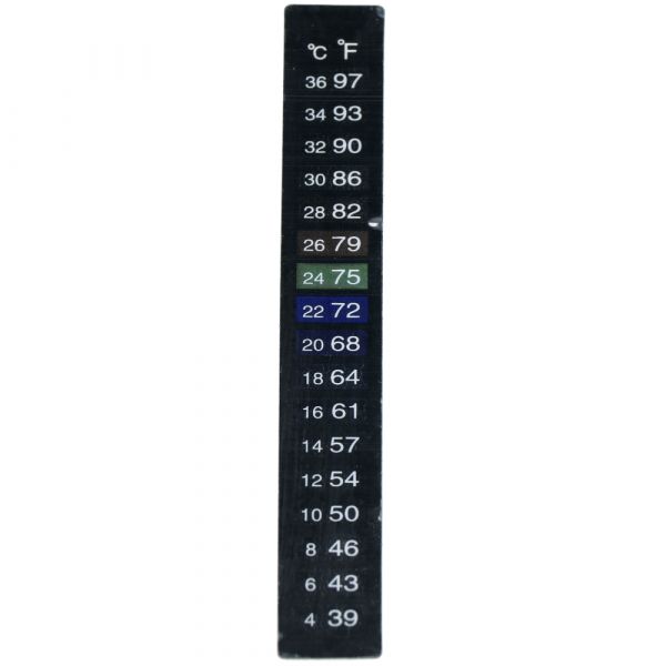 Thermometer temperature range 14-32°C vertical