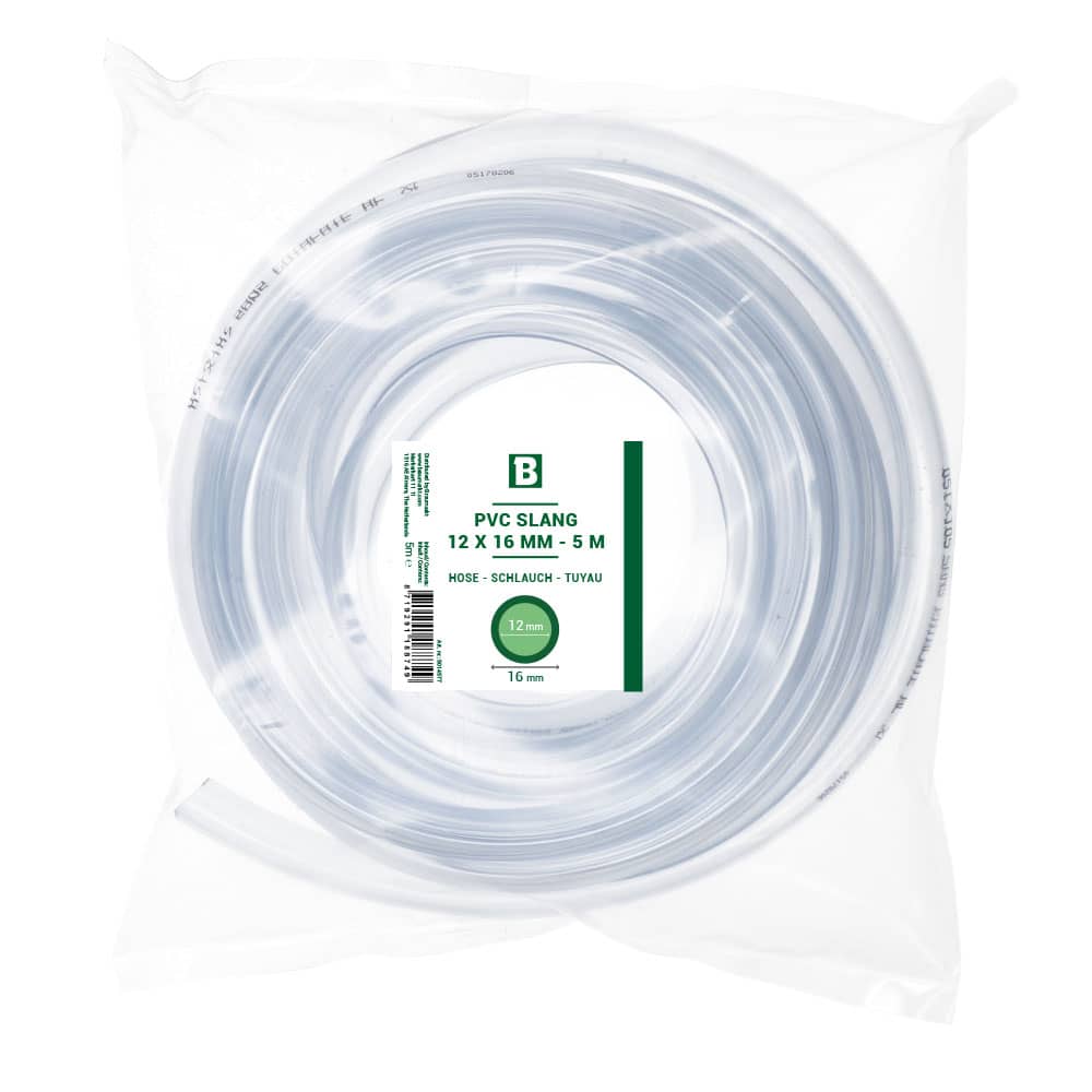 PVC hose 12 x 16 mm 5 meters