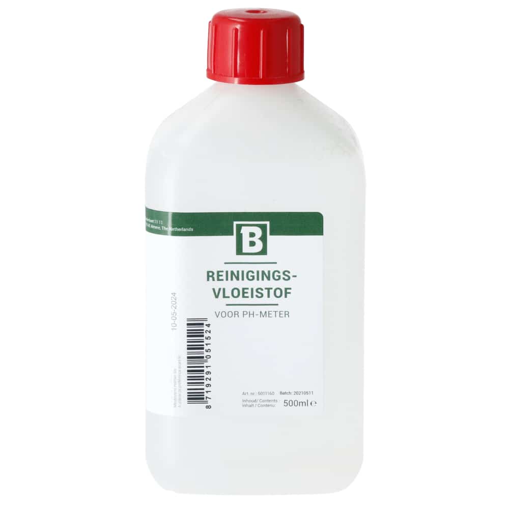 Liquide de nettoyage pour pH mètre 500 ml 