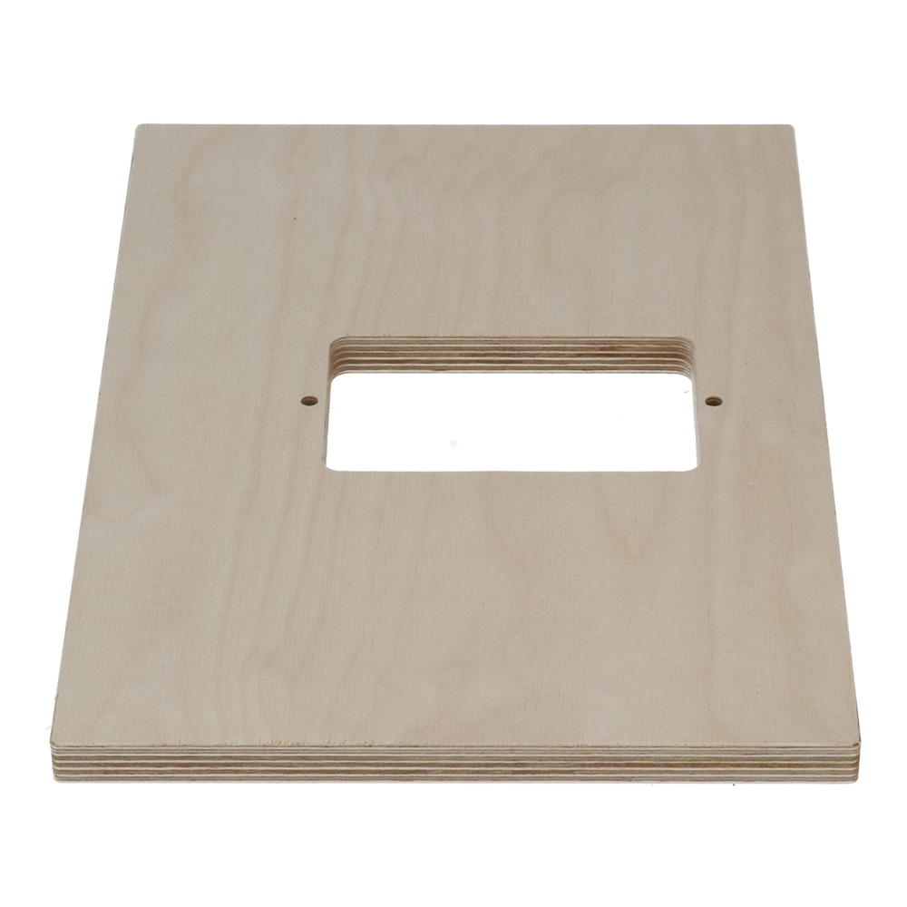 Bodemplaat hout voor moutmolen 2 en 3 walsen