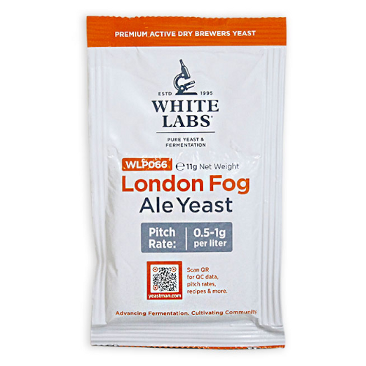 White Labs WLP066 London Fog Ale Dry Yeast 11 gr