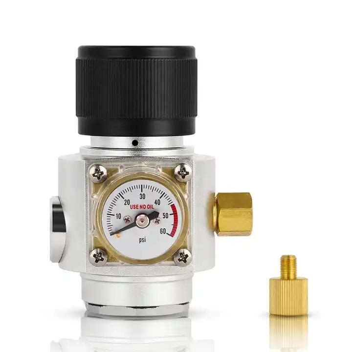 Mini CO2 Regulator 4 Bar (60 psi) voor Ballock connectors