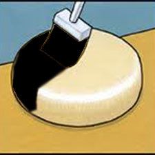 Cheese coating BLACK WITHOUT 1 kg