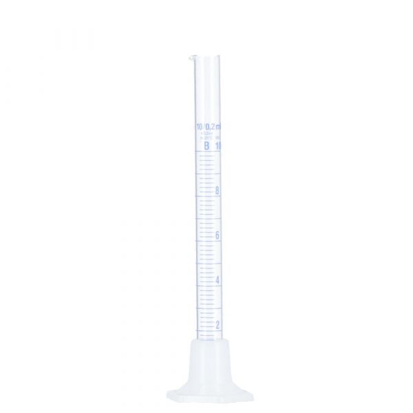 Maatglas Kunststof voet  10 ml