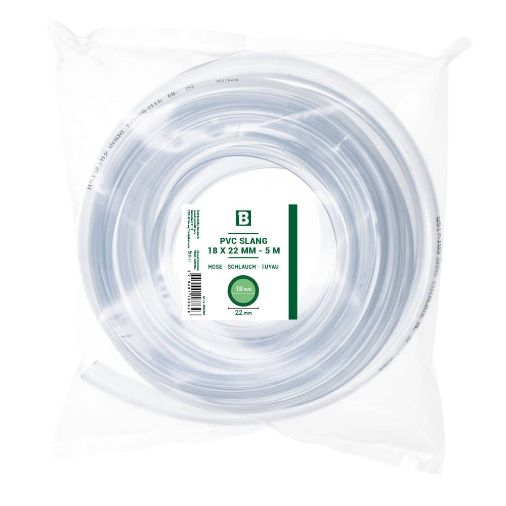 PVC hose 18 x 22 mm 5 meters