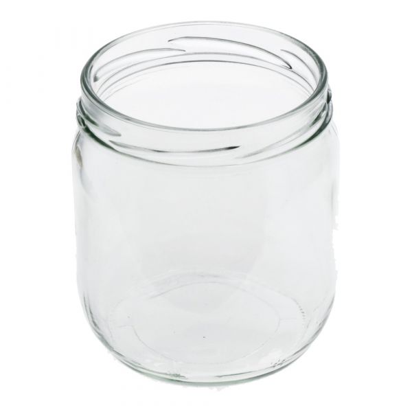 Inmaakglas rond inh. 425 ml tray 20 st Inmaakglas rond inh. 425 ml tray 20 st