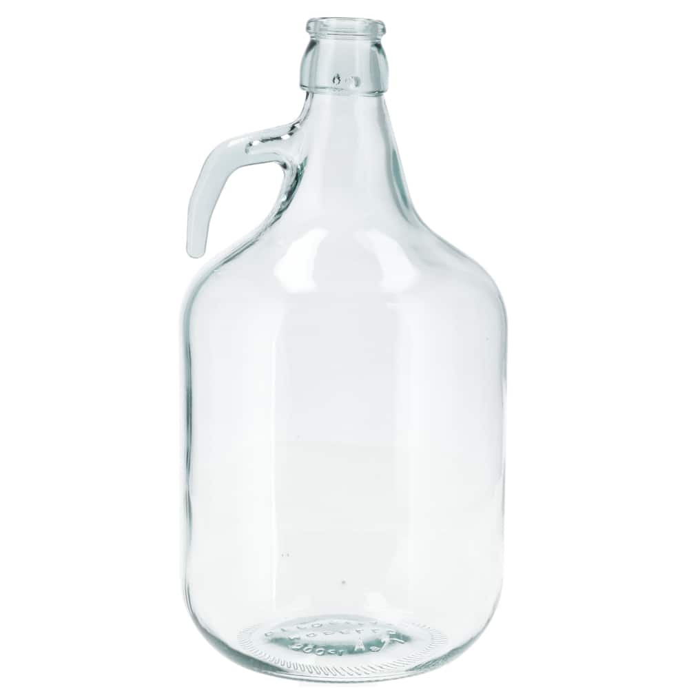 1 Gallon PET Plastic Demijohns With Airlock & Temp Strip x 2 For Wine Making 