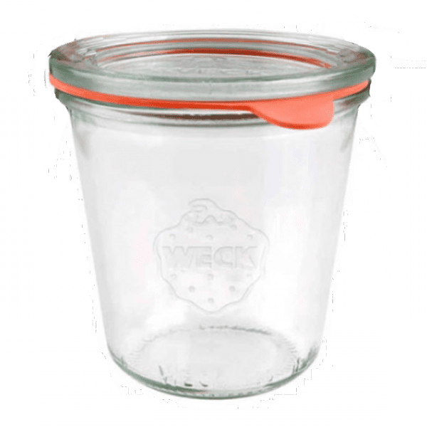 Weck 900 modèle droits hauts 290 ml  par carton de 6 