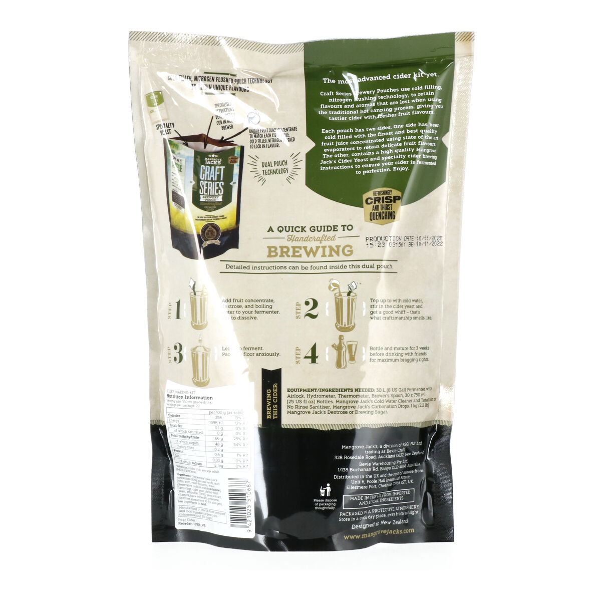 Mangrove Jack's Craft Series Pear Cider 