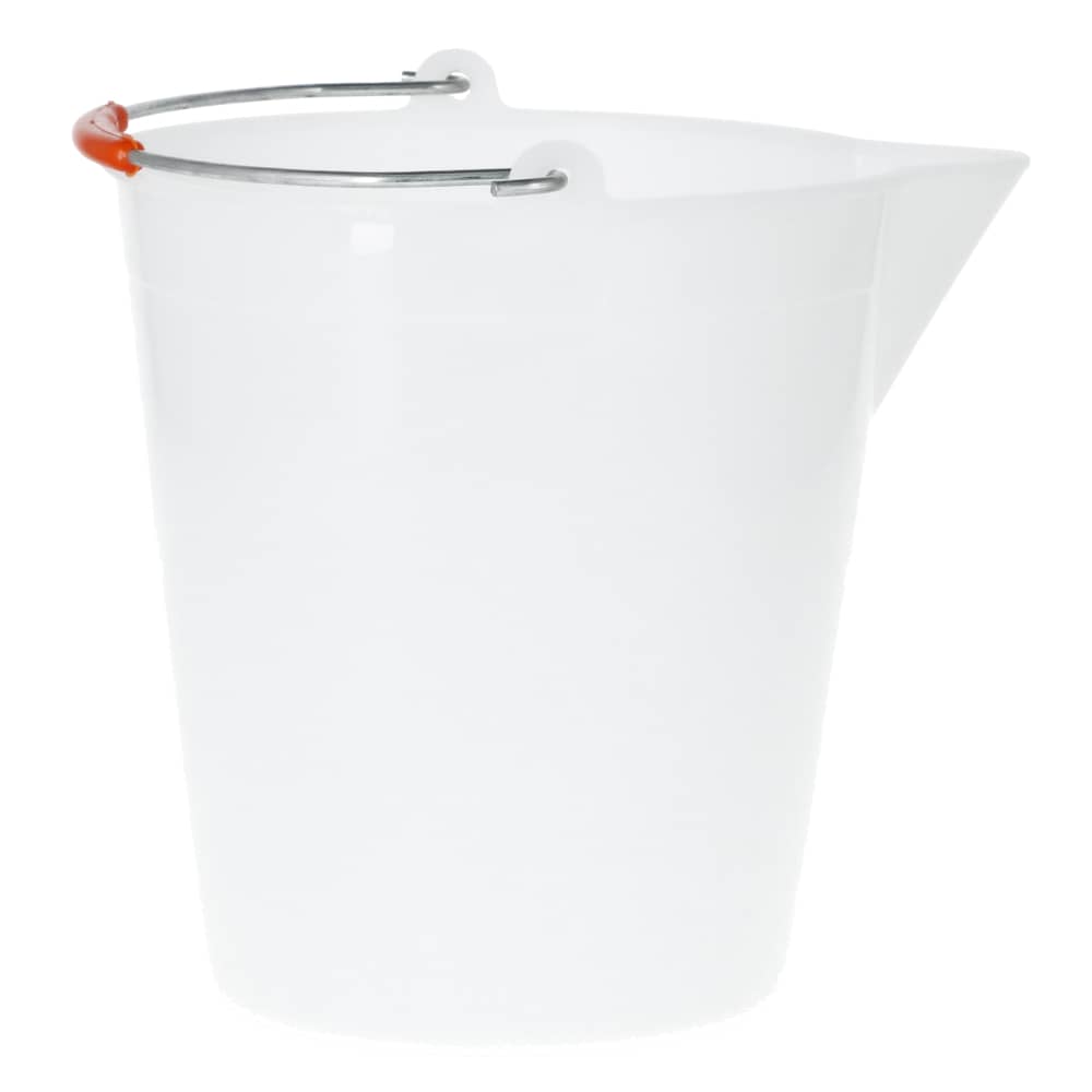 Professional plastic bucket, with spout and handle 9 litres