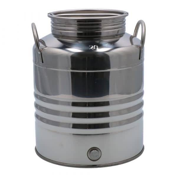 Baril huile d'olive | baril de stockage inox 20 l