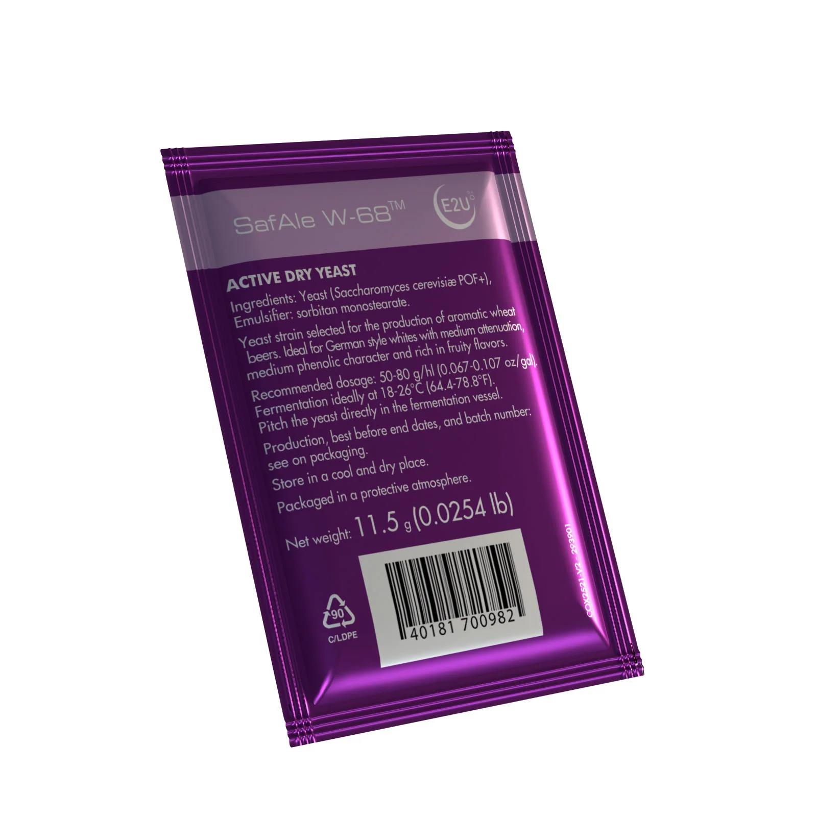 Fermentis SafAle™ W-68 German Style Wheat Beer Yeast 11.5 gr
