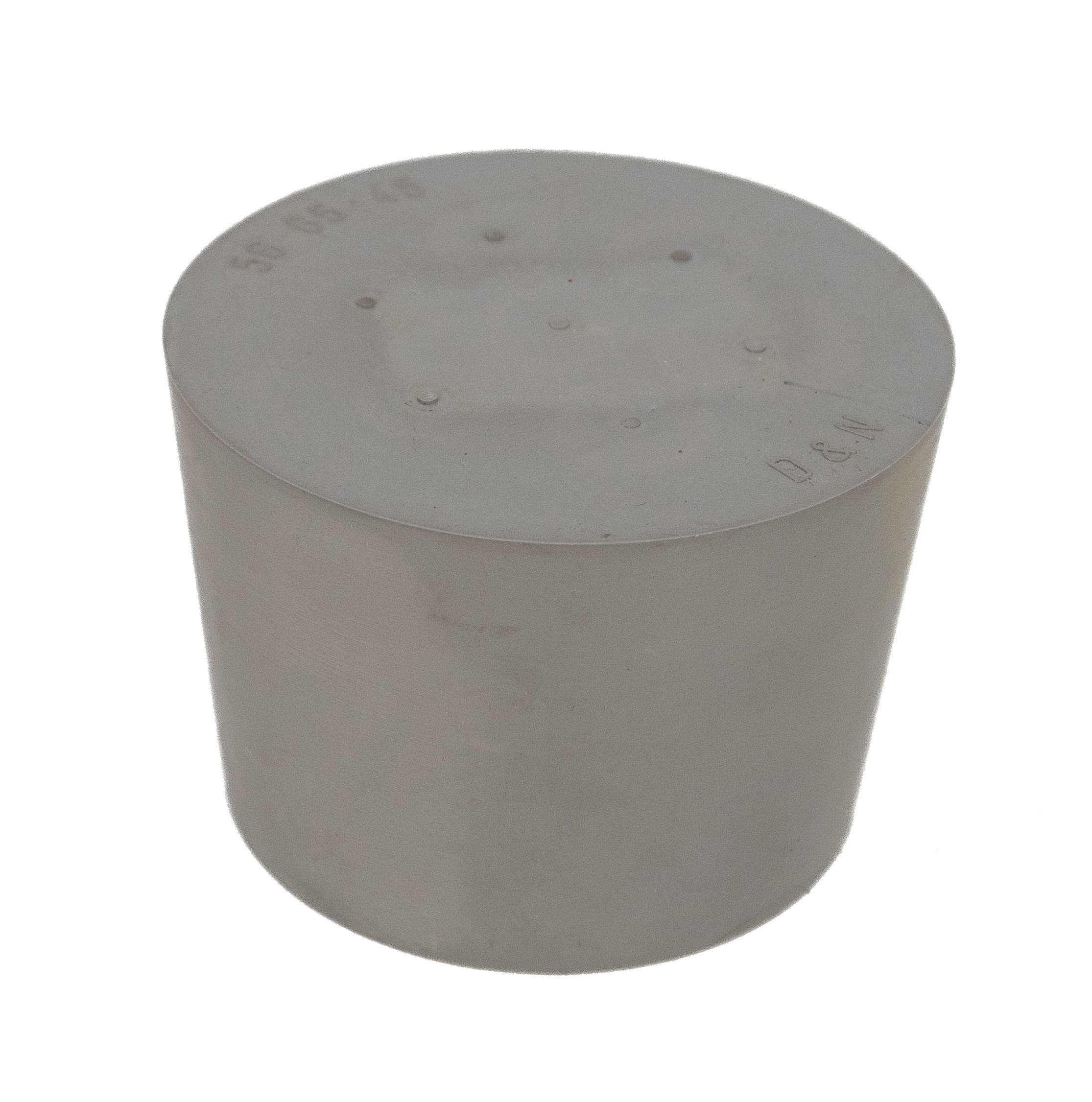 Rubber stopper grey 56 x 65 mm without hole