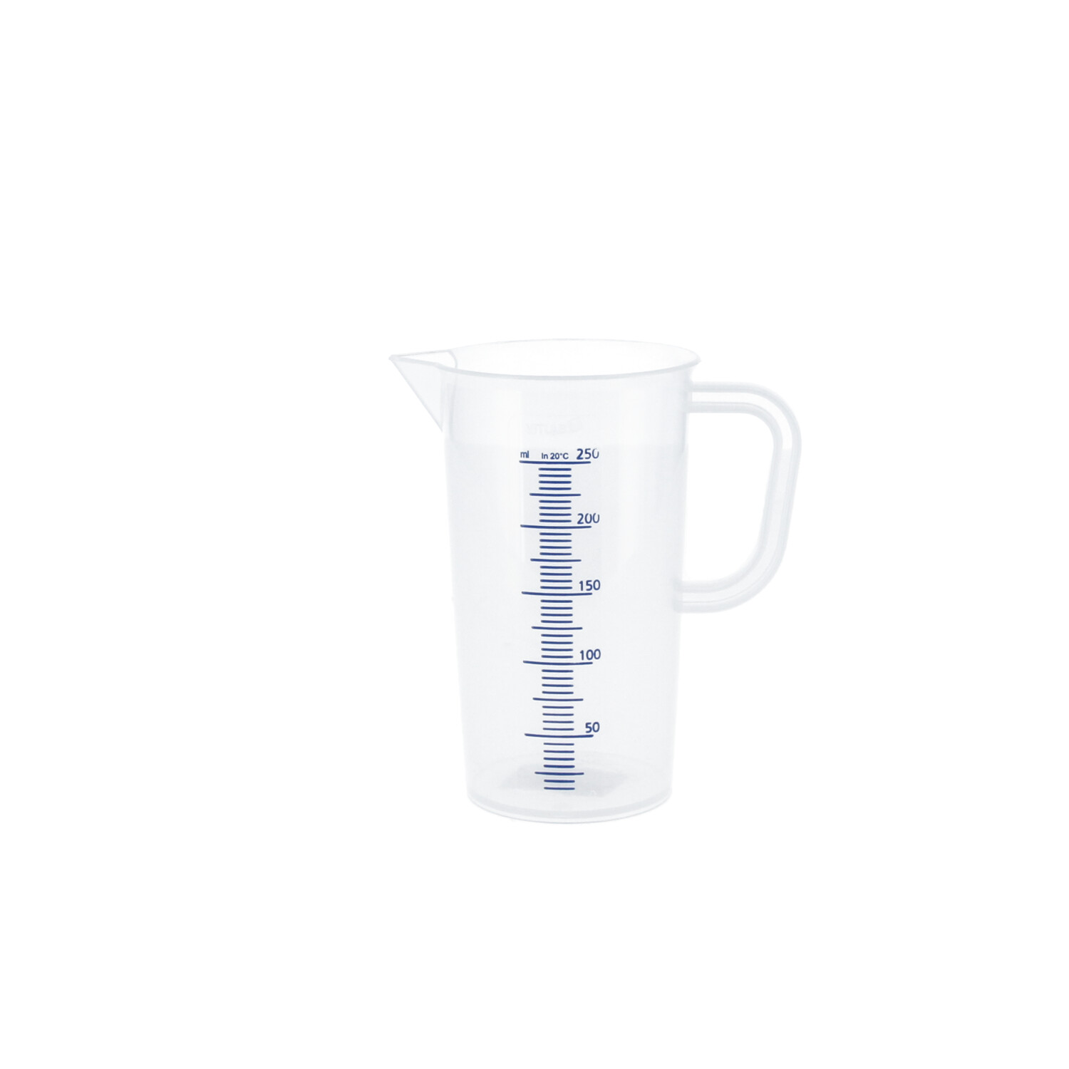Cruche à mesurer plastique (polypropylène)- graduée 250 ml