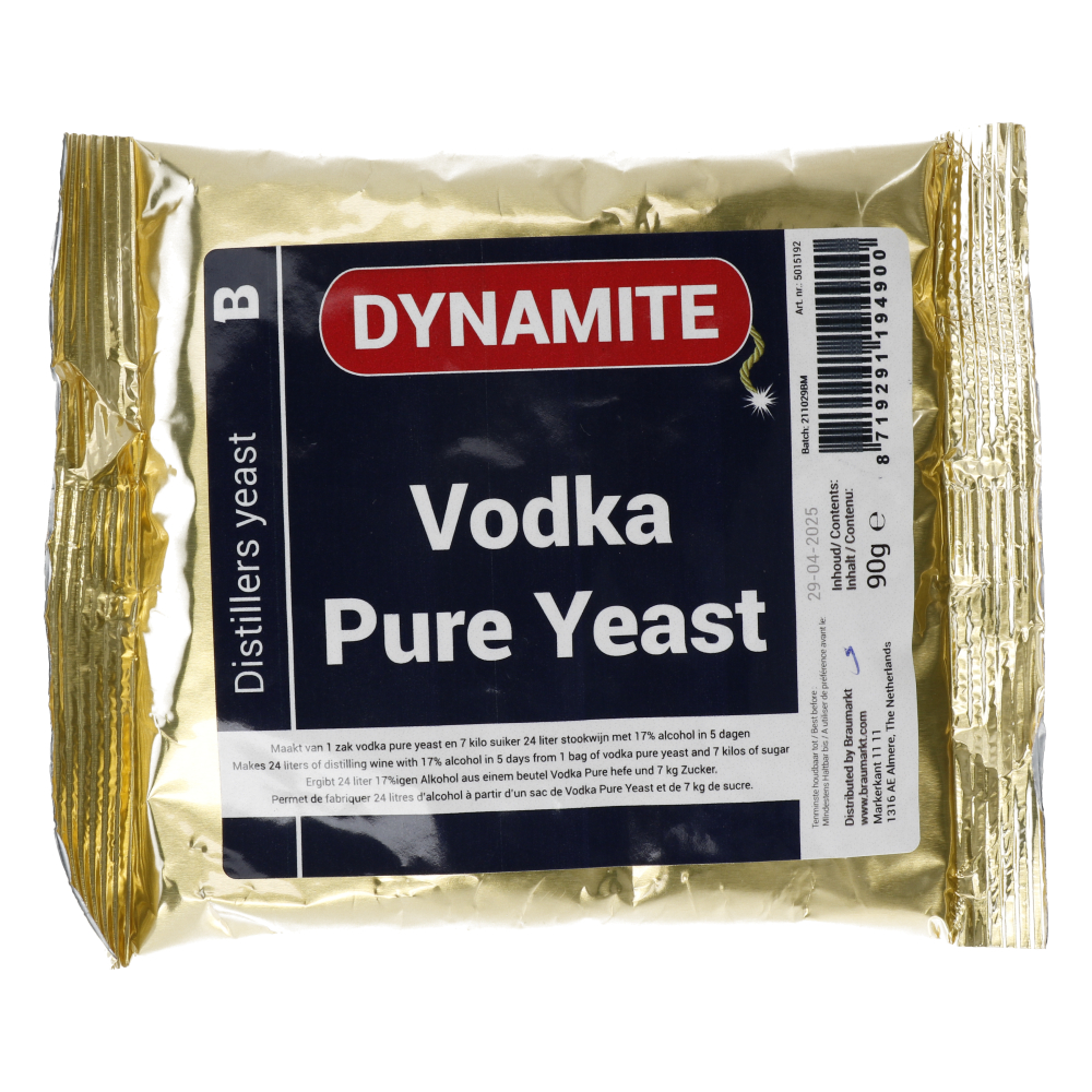 Dynamite Vodka Pure Hefe 90 g