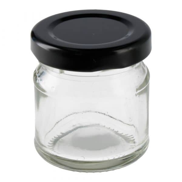 Inmaakglas rond inh. 41 ml tray 35 st