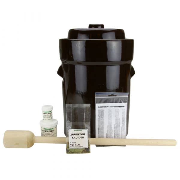 Starter set sauerkraut making with 15 liter sauerkraut jar 