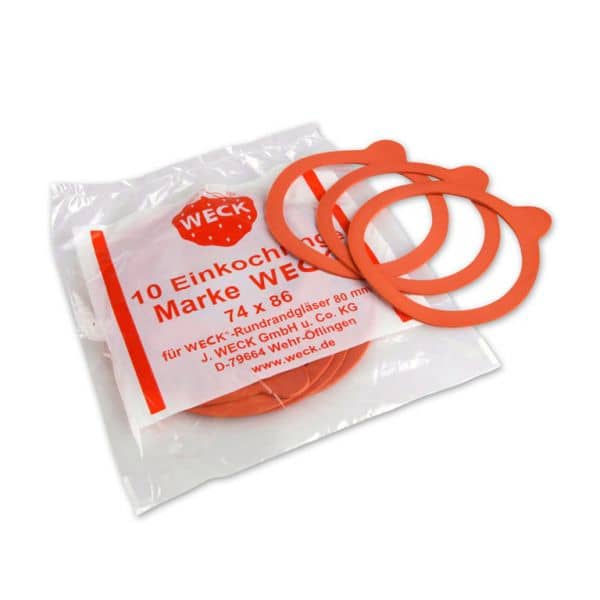 Weck Rings 74x86 mm bag 10 pc
