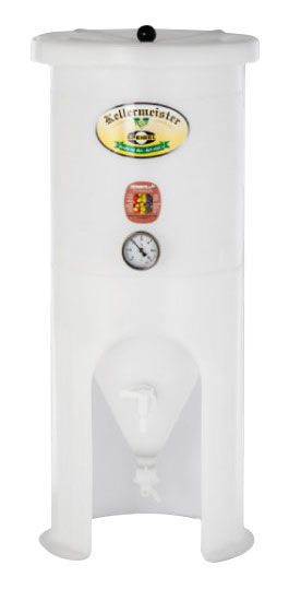 Kellermeister 65 litres Fermenteur Conique avec thermomètre