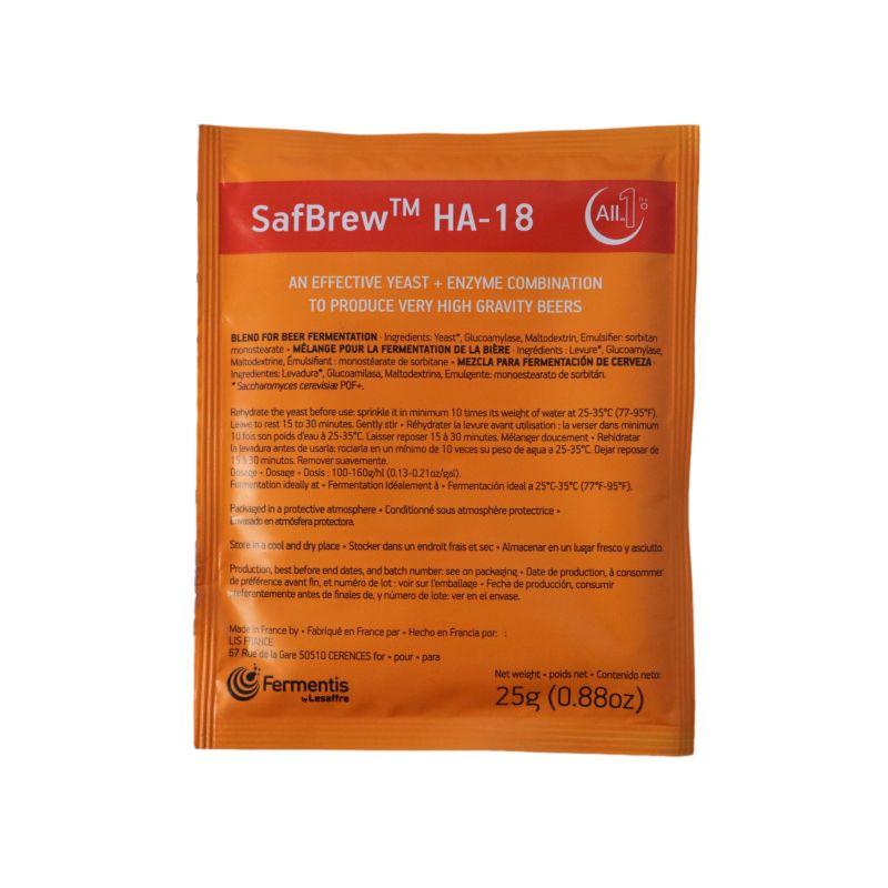 Fermentis SafBrew™ HA-18 HIgh Gravity Yeast 25gr