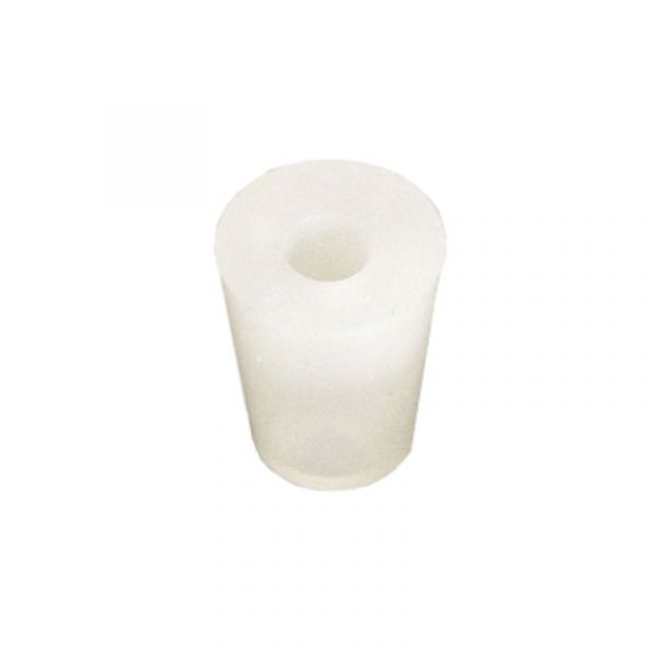 Silicone Stopper 14x18 mm With Hole Ø 9 mm