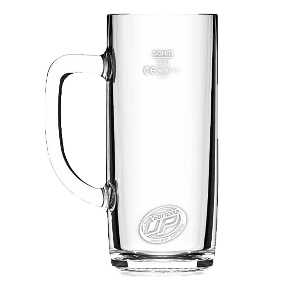 Bottoms Up Glas Seidel 0,5 L Set 4 stuks - voor Beer Buddy