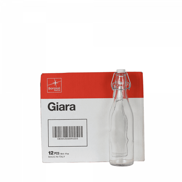 Flip-Top Bottle Round | Best Value - 0,5 Litres, box includes 12 pieces