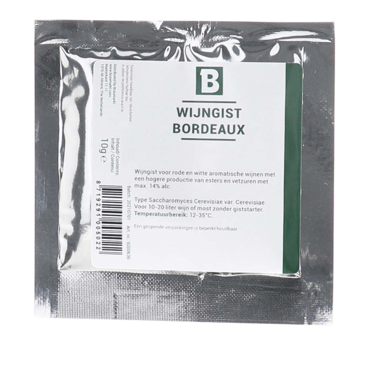 Levure Bordeaux 10 g