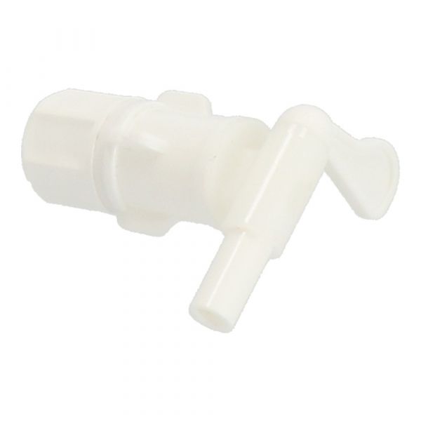 Spigot Plastic Bucket Heat Resistant WHITE 1/2