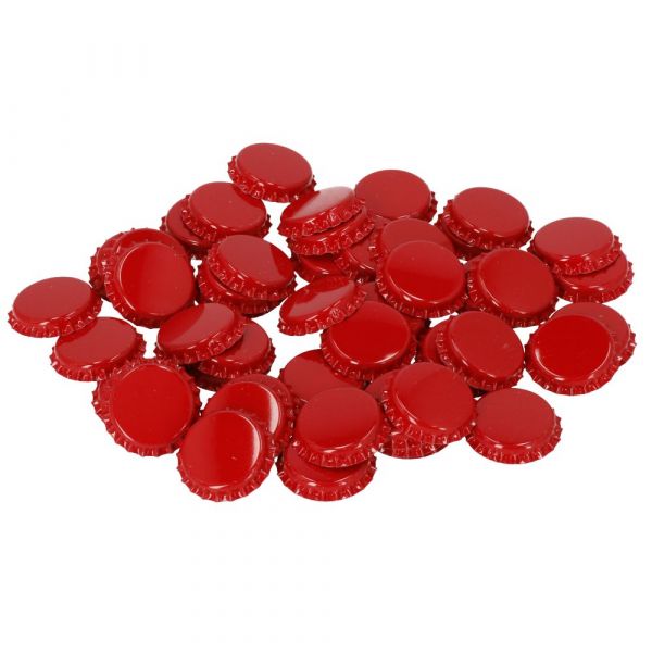 Capsules couronnes Rouge 26 mm 100 pcs.