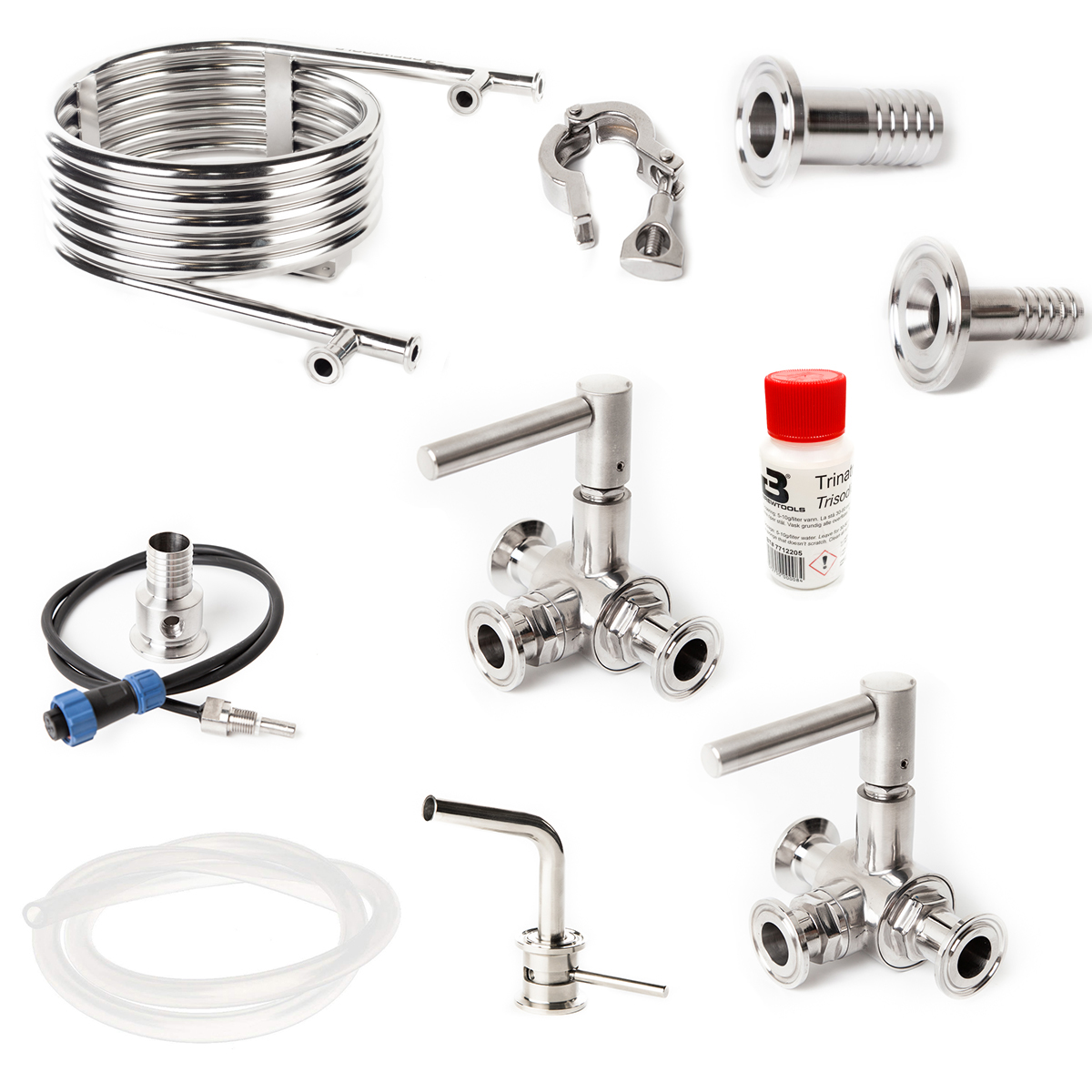 Brewtools accesory starterpack 3 valve setup