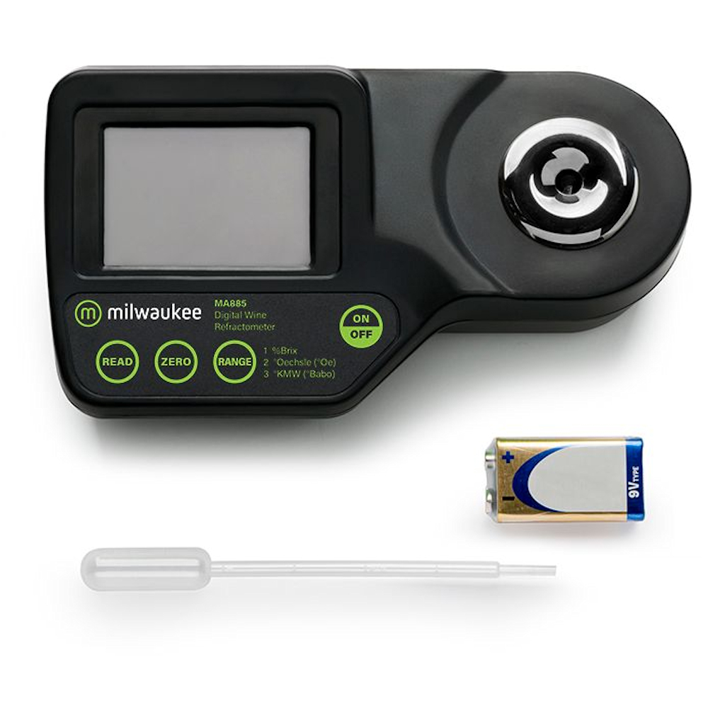 MA885 Digitale Refractometer 0 - 50 % Brix / 0 - 230 ° Oechsle