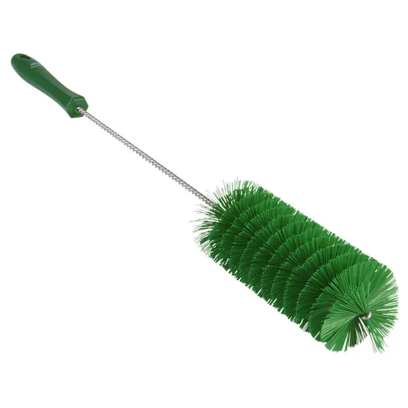 Vikan Pipe Brush Medium w. Handle Green Ø60