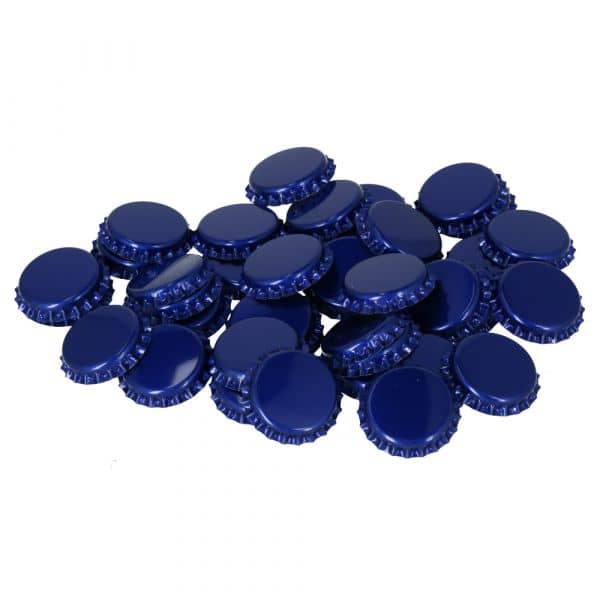 Capsules couronnes Bleu 26 mm 100 pcs.