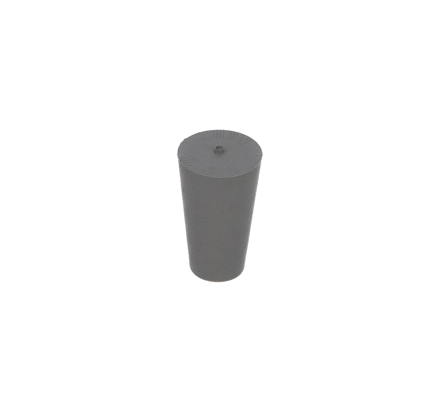 Rubber stopper grey 8 x 12 mm without hole