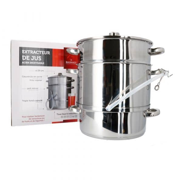 Steam Extractor / De-juicer Stainless Steel - XL 10 Litres
