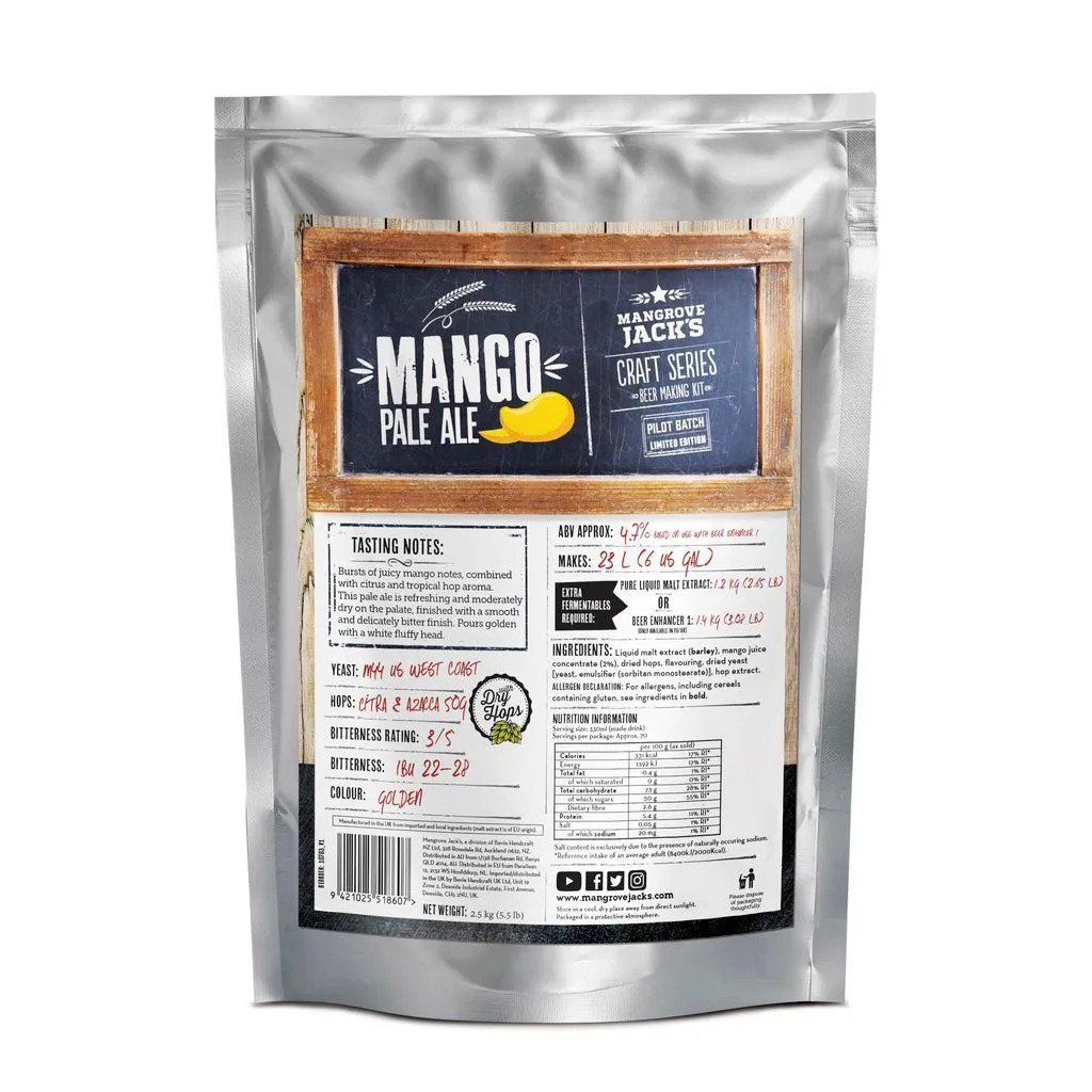 Mangrove Jack's Craft Series Mango Pale Ale 2.5 kg