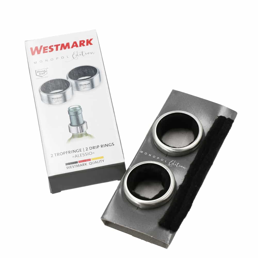 Westmark Alessio jeu de 2 anneaux d'egouttement