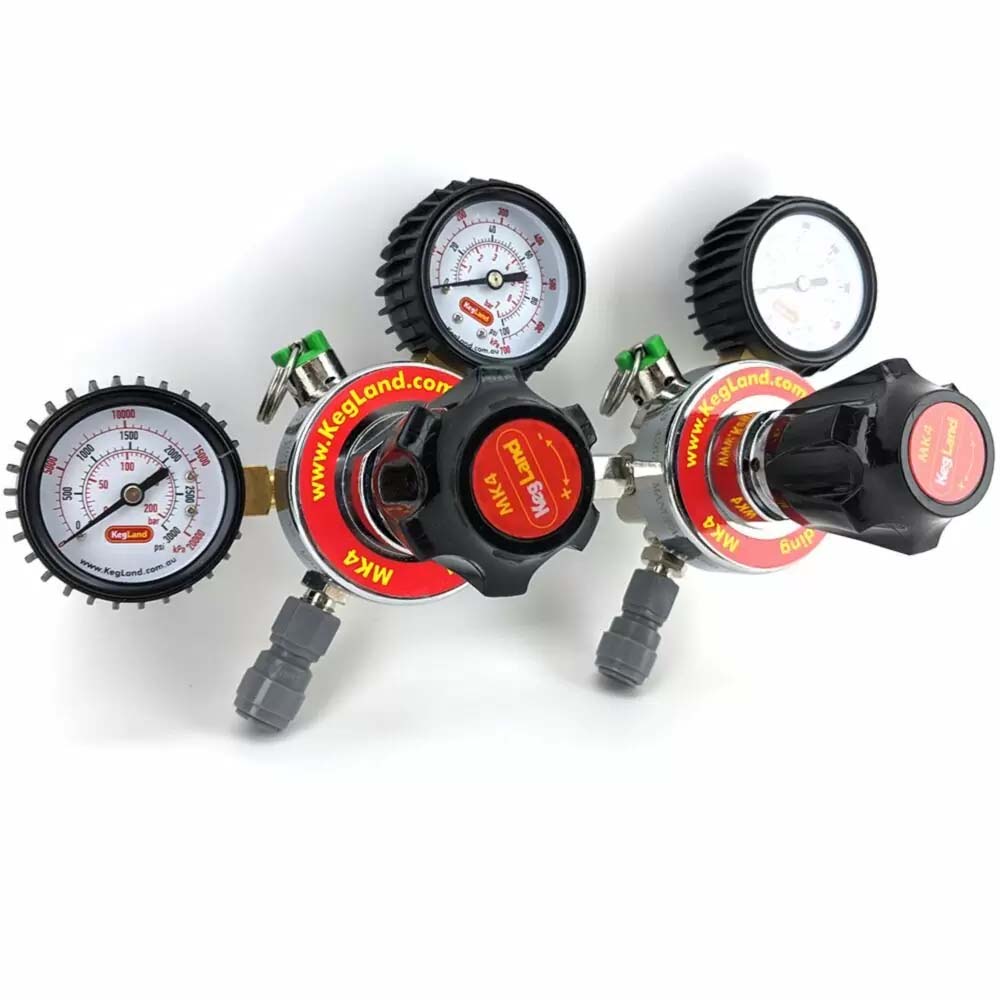 Kegland Drukregelaar MK4 met dubbele aansluiting- Type 30