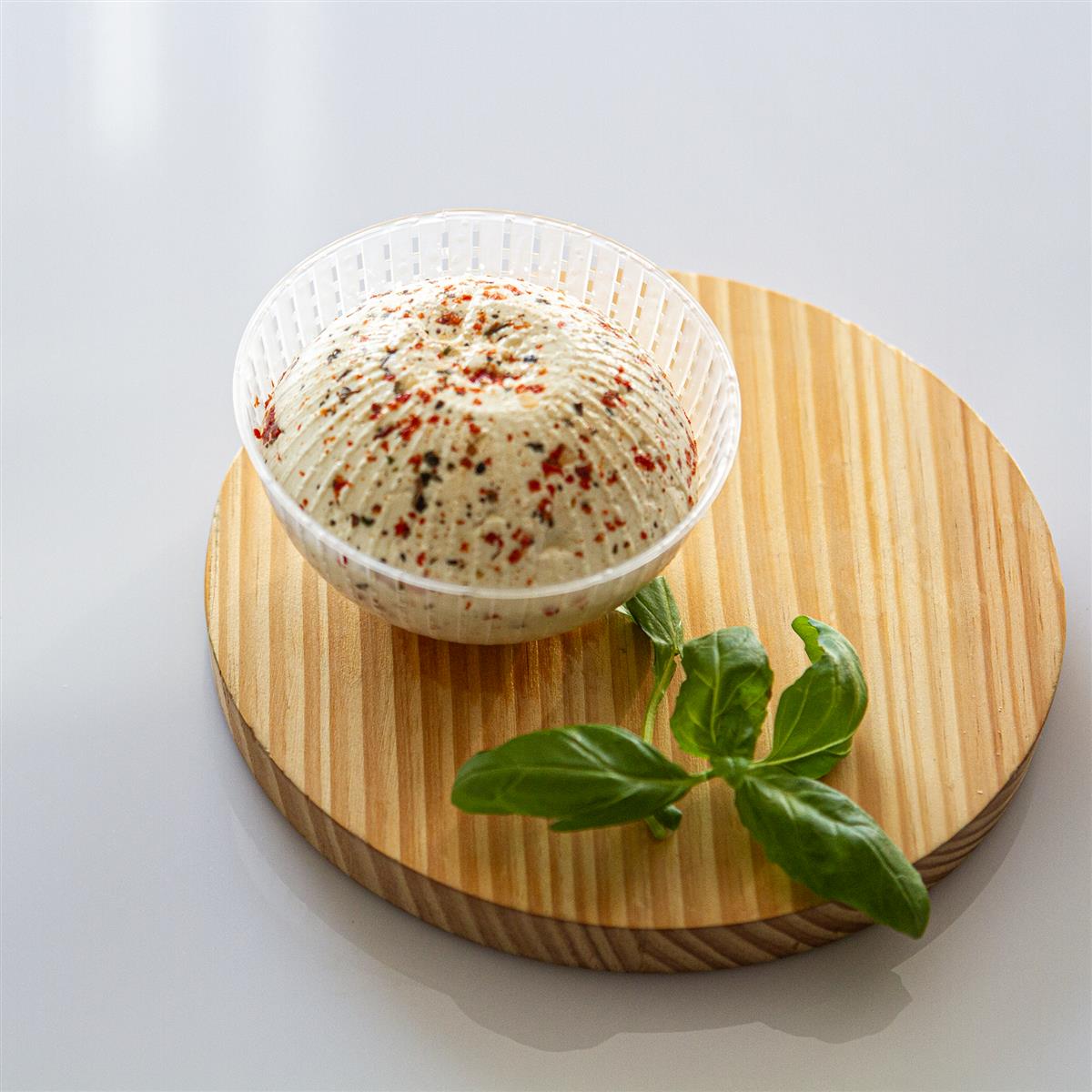 Kaasvorm rond plat voor 250 g