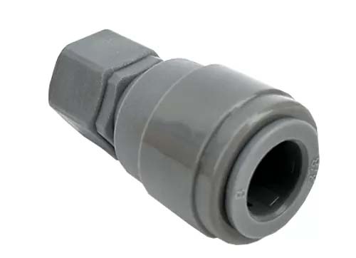 Duotight – 9.5mm (3/8”) Female x FFL Female draad (geschikt voor ball-lock koppelingen)