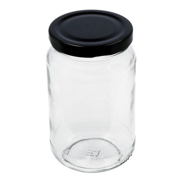 Inmaakglas rond inh. 375 ml tray 30 stuks