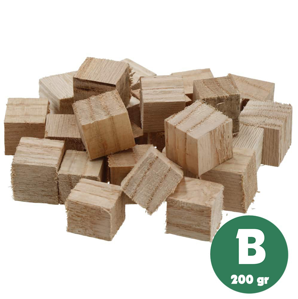 Cubes de bois en chêne American Non Toasted 200 g