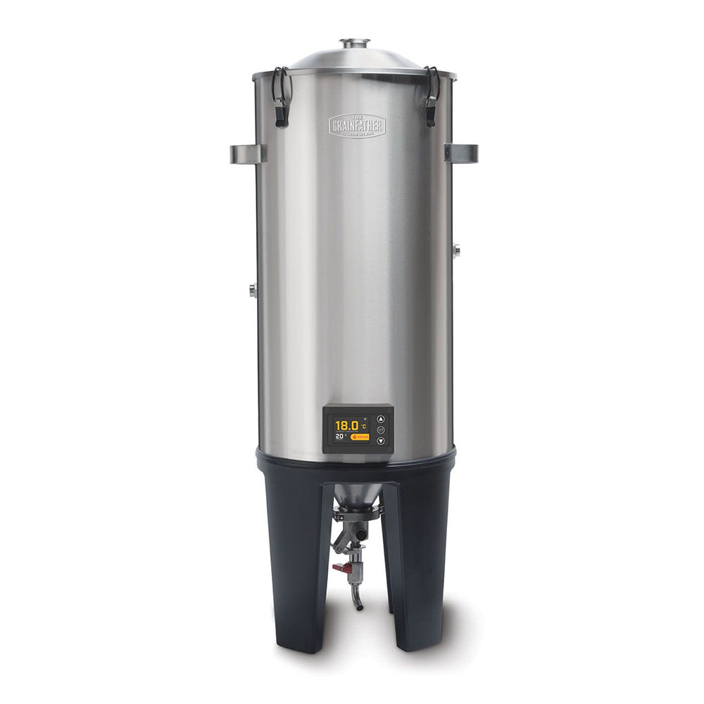 Grainfather conische gisttank 30 liter PRO in set met dubbele kogelkraan en temperatuurregeling