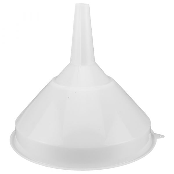 Funnel with Sieve- White Plastic Ø 35 cm