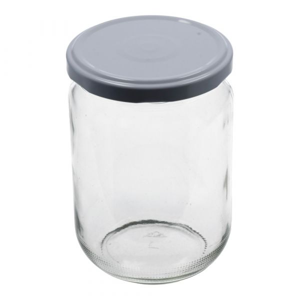 Preserving jar round content 550 ml tray 20 pcs