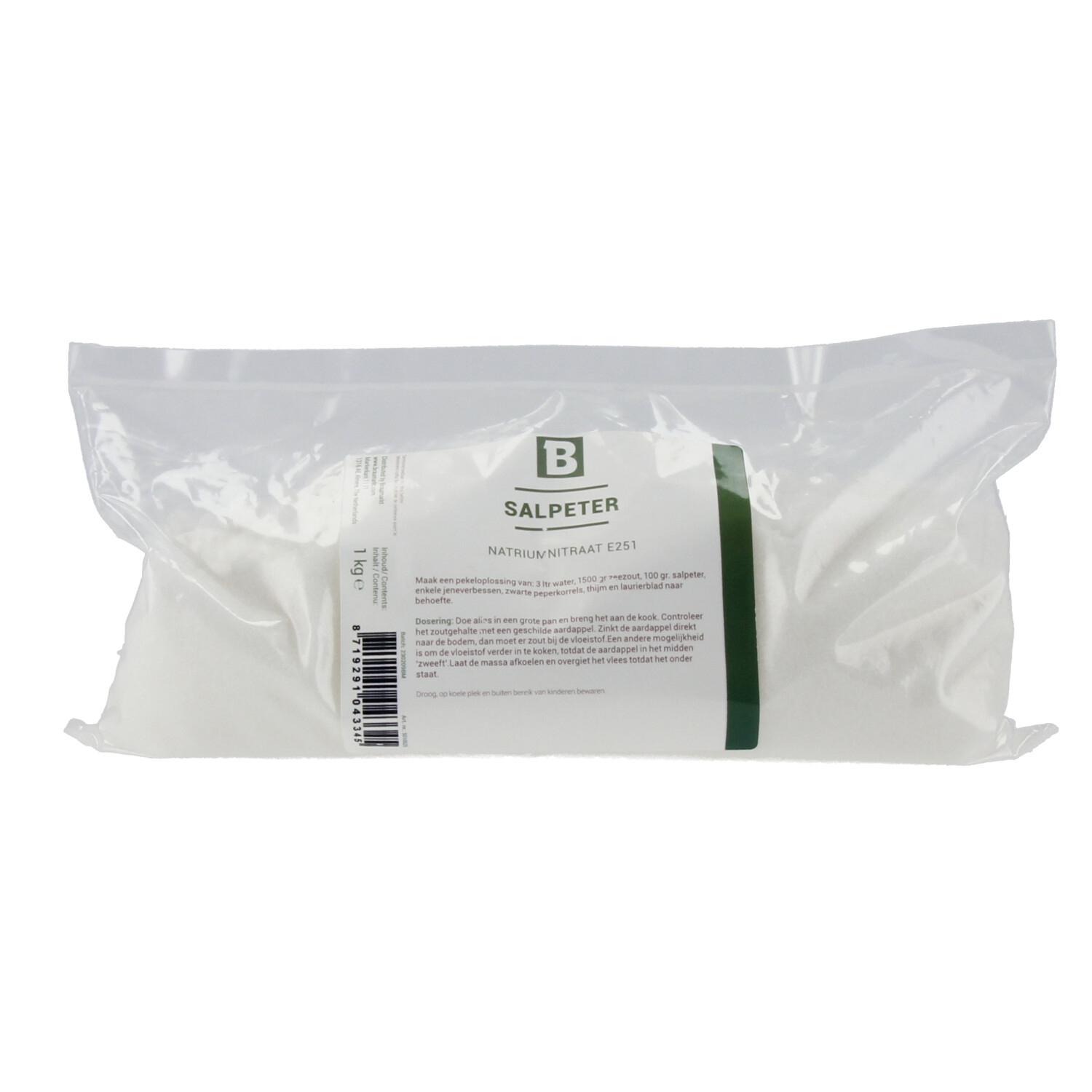 Kaliumnitrat / Natriumnitrat E251 zur Behandlung mit Salzlauge 1000 g