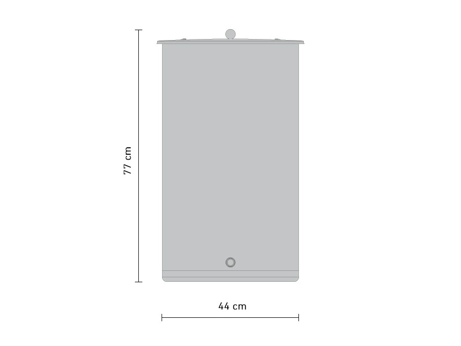 Speidel Sapvat 110 liter drijvende deksel