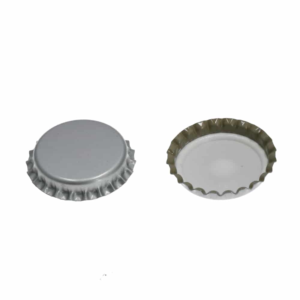 Capsules Couronnes O2 absorbantes 26 mm ARGENT 500 pcs