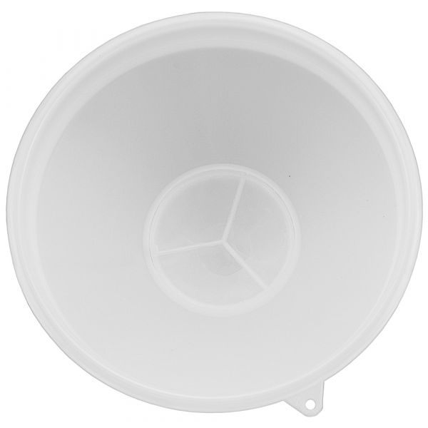 Funnel with Sieve- White Plastic Ø 35 cm
